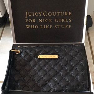 Juicy couture quilted shimmer wristlet BNWT
